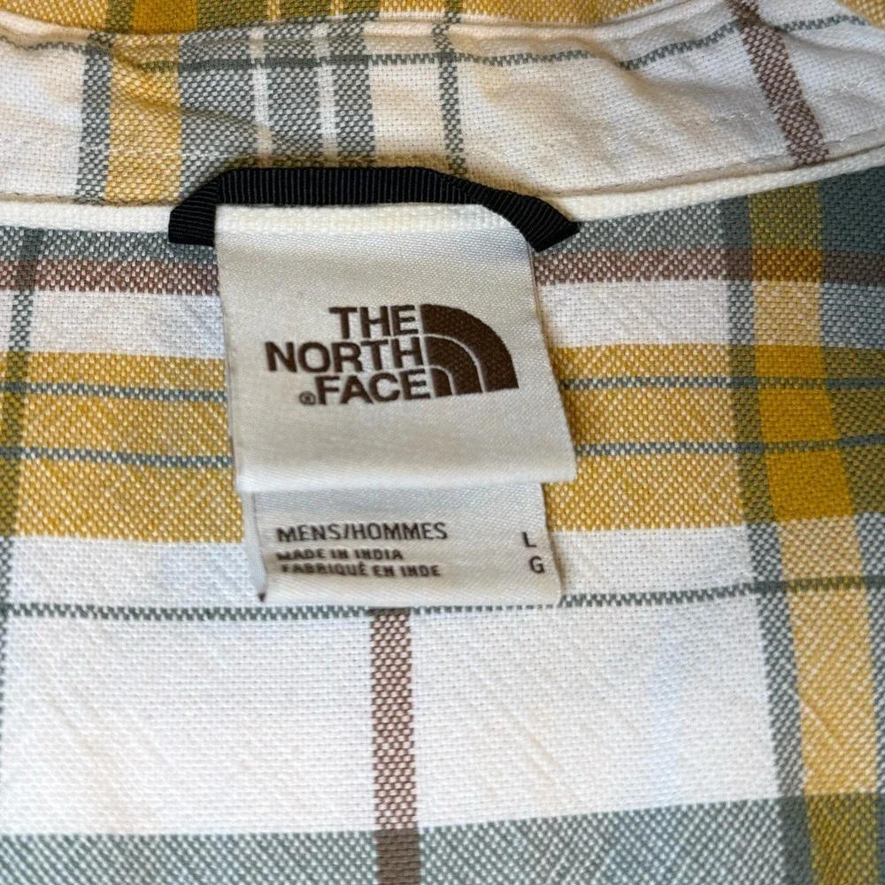 The North Face Hayden Pass 2.0 Plaid Button‎ Down Shirt Men's Large Cotton TNF
